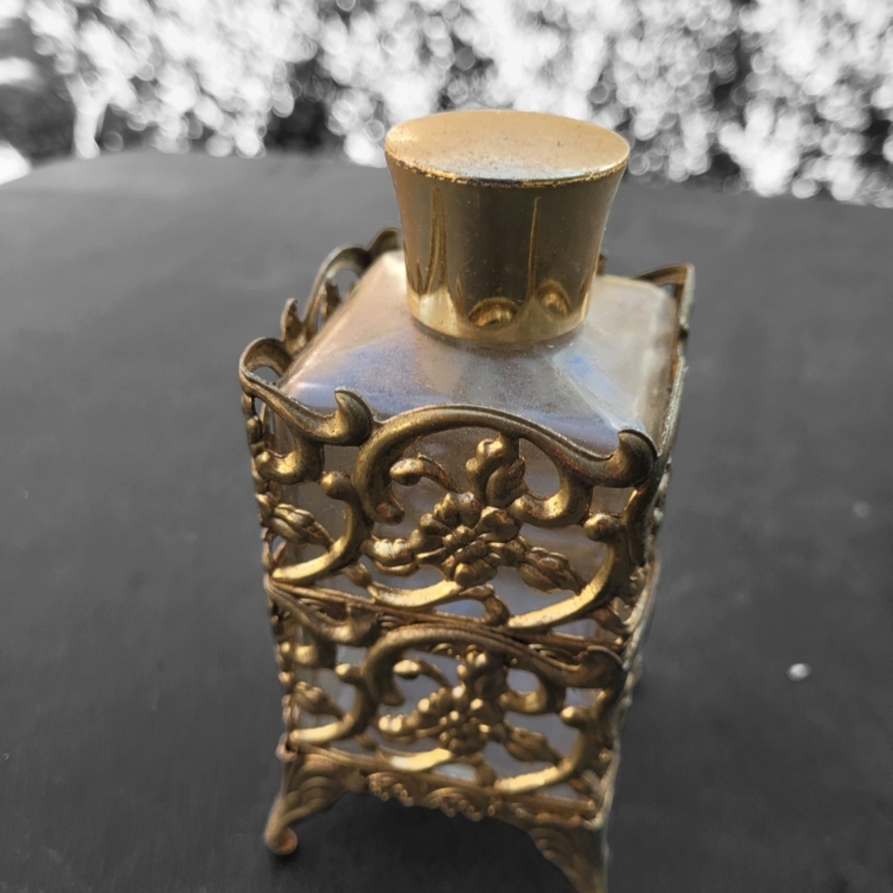 Elegant Gold Decorative Bottle